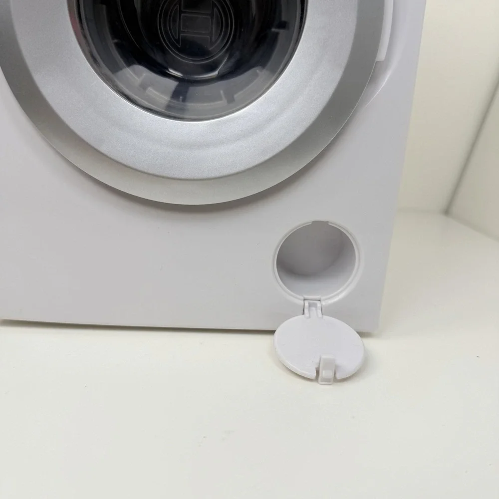 Theo Klein 9213 Bosch Toy Washing Machine Tested Works w/ Box Lights Sound